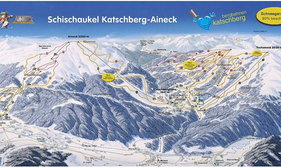 Náhled skimapy areálu Katschberg - Aineck
