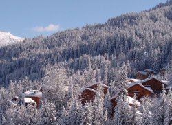 Panorama ve francouzských Alpách