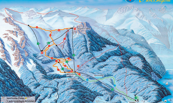 Náhled skimapy areálu Jenner - Königssee
